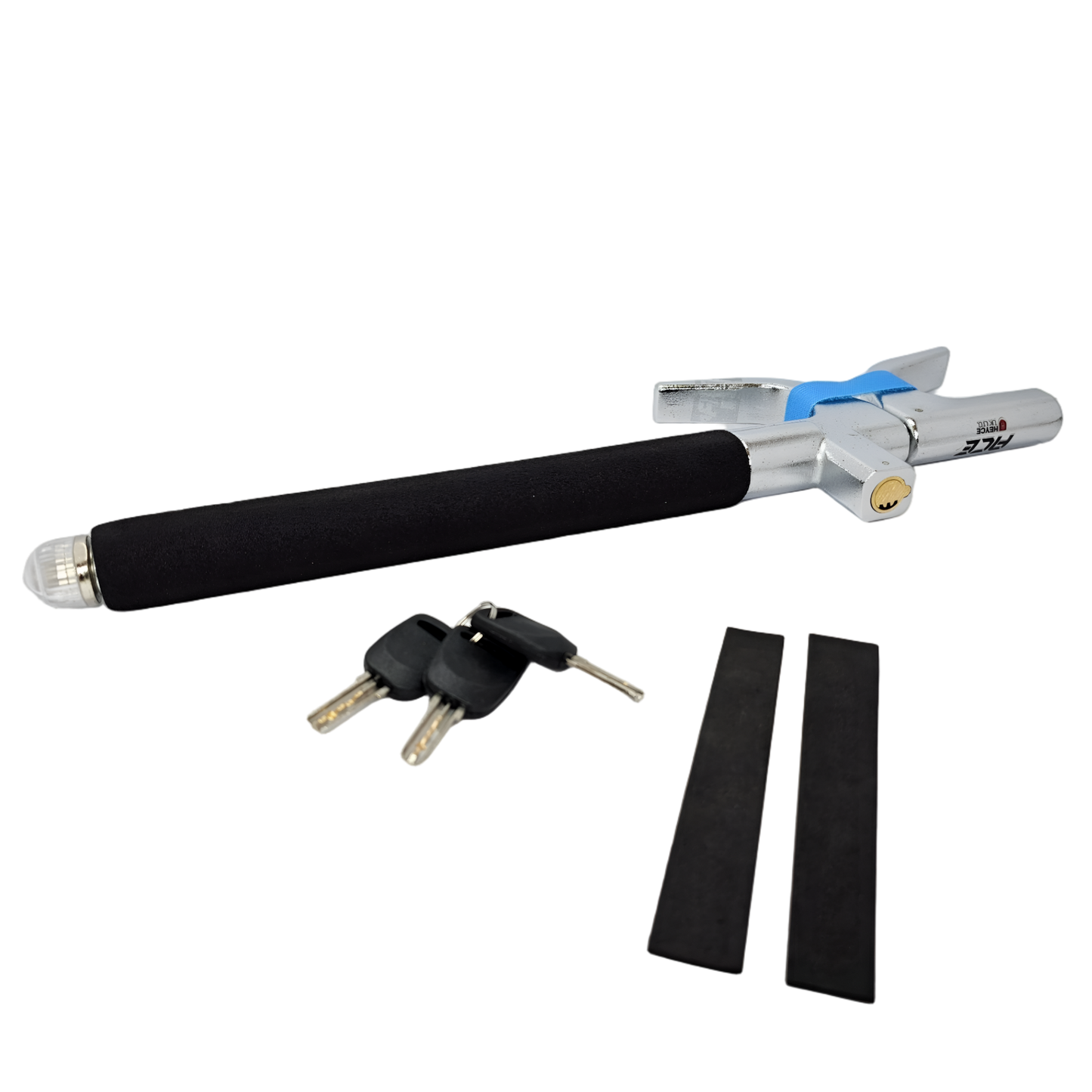 ACE Car Steering Wheel Lock, heavy-duty, adjustable, double hook steering lock with emergency exit