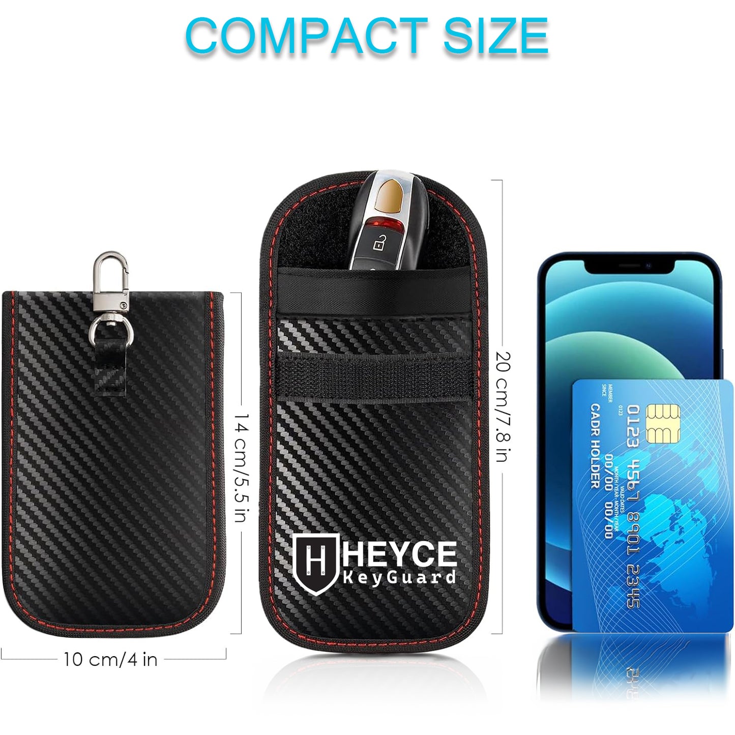 key fob blocking pouch