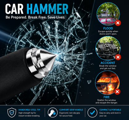 ACE Steering Wheel Lock Car Anti Theft Heavy Duty Adjustable Dual hook Security