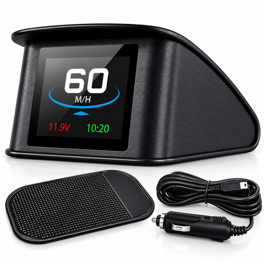EagleEye Head-Up Display KMH & MPH Digital GPS Universal Speedometer with Overspeed Alarm