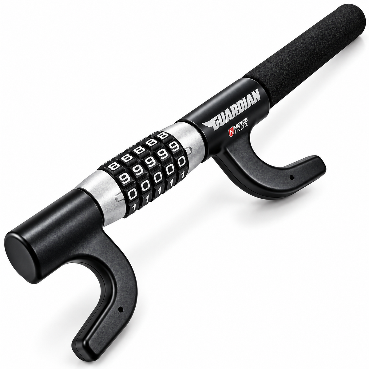 Guardian Steering Wheel Lock 5-Digit Keyless Combination Heavy Duty Car Van Anti-Theft
