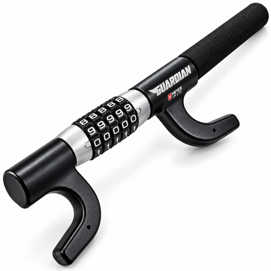 Guardian Steering Wheel Lock 5-Digit Keyless Combination Heavy Duty Car Van Anti-Theft