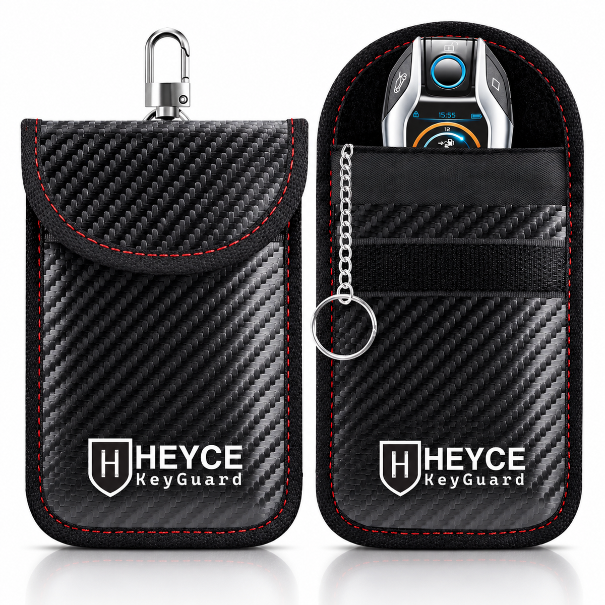 HEYCE KeyGuard Faraday Pouch Car Key Signal Blocking Bag Keyless Entry RFID