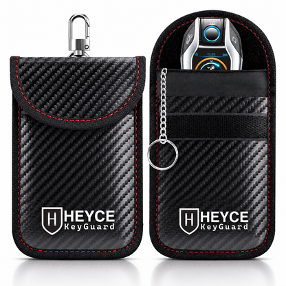 HEYCE KeyGuard Faraday Pouch Car Key Signal Blocking Bag Keyless Entry RFID