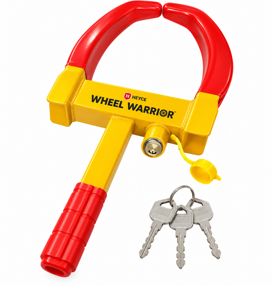 Wheel Clamp Lock Wheel Warrior - Heavy Duty Universal Anti-Theft Locking for Car